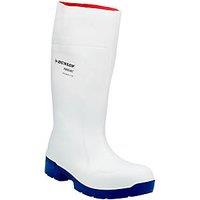 Dunlop Food Pro Size 6 White Steel Toe Cap Safety Wellies (622JX)