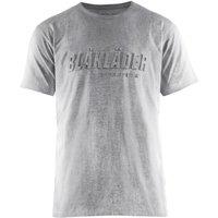 Blaklader 3D Short Sleeve T-Shirt Grey Melange Small 36" Chest (622TC)