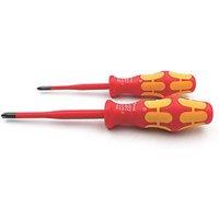 Wera Kraftform Plus Slimline Mixed Screwdriver Set 2 Pieces (622TX)