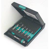 Wera 847/7 Combination Hex Shank Metal Tapping Drill Bit Set 7 Pieces (623FU)