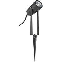 Saxby Lance Outdoor LED Garden Spike Light Matt Black 7W 550lm (623HT)