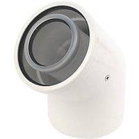 Worcester Bosch Elbows 60/100mm 45 2 Pack (62403)