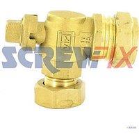 Vokera 7100 3/4" Flow/Return Valve 90 Deg (624KG)