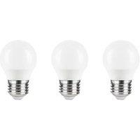 LAP E27 Mini Globe LED Light Bulb 470lm 4.2W 3 Pack (624PP)