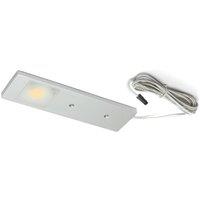 VEW Nova Rectangular LED Ultra-Thin Cabinet Light Aluminium 3.5W 260lm (624TW)