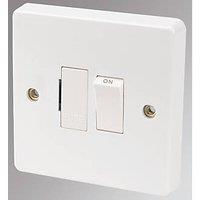 Crabtree Capital 13A Switched Fused Spur White (62554)