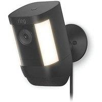 Ring Spotlight Cam Pro Black Wireless 2K Outdoor Smart Camera with Spotlight & PIR Sensor (625HE)