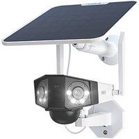 Reolink Duo 2 DLB6M4GS2M64-UK Solar-Powered White Wireless 2K Indoor & Outdoor Bullet 4G Camera (625RC)