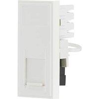 Contactum Media Modular RJ11 Telephone / Data Socket White (625RP)