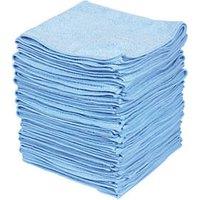 Microfibre Cloths Blue 380mm x 380mm 50 Pack (62624)