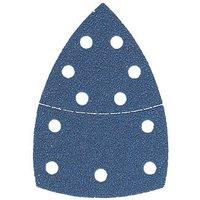 Norton A203F 80 Grit 11-Hole Punched Multi-Material Sanding Sheets 100mm x 150mm 5 Pack (626JG)