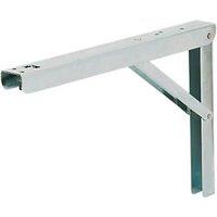 Essentials Adjustable Folding Brackets Silver 300mm x 200mm 2 Pack (62799)