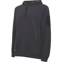 Hard Yakka Brushed Fleece Hoodie Grey Marl Medium 38" Chest (627RV)