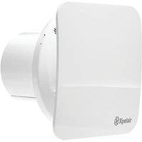 Xpelair C4HTSR 100mm (4") Axial Bathroom Extractor Fan with Humidistat & Timer White 220-240V (628GX)
