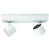 Philips Star WarmGlow LED Double Bar Spotlight White 9W 1000lm (629JA)