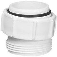 McAlpine T12A-1 1 1/2" BSP Coupler White 40mm x 40mm (6308V)