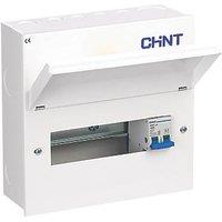 Chint NX3-10MS 10-Module 8-Way Part-Populated Main Switch Consumer Unit (630FT)