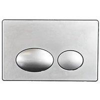 Fluidmaster Tactile Dual-Flush T-Series Activation Plate Matt Chrome (630RF)