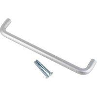 Smith & Locke Fire Rated D Pull Handle Satin Aluminium 19mm x 318mm (6315J)
