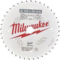 Milwaukee Wood Circular Saw Blade 165mm x 20mm 40T (631GE)