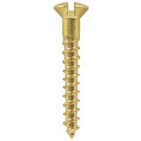 Timco Slotted Countersunk Self Tapping Wood Screws 8ga x 2" 200 Pack (631KF)