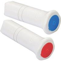 Hep2O Plastic Push-Fit Keyless Blanking Pegs 15mm 2 Pack (631RE)