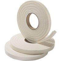Stormguard Jumbo Rubber Foam Weatherstrips White 3m 3 Pack (631TF)