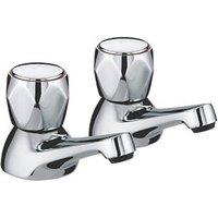 Bristan Club Pillar Bath Taps 1 Pair (632JE)