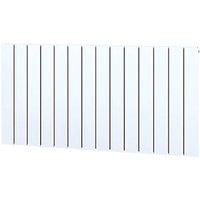 Towelrads Hanworth Plus 600mm x 1120mm 5606BTU White Horizontal Designer Radiator (632RY)