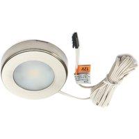 VEW Galaxy Round LED Cabinet Lights Steel 2.6W 192lm 3 Pack (632TW)