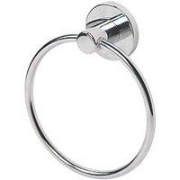 Swirl Cirque Bathroom Towel Holder Ring Chrome-Plated (63353)