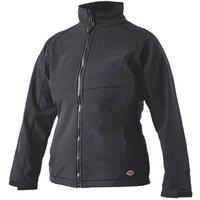 Dickies Foxton Womens Softshell Jacket Black Size 10 (633FK)