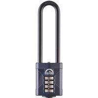 Squire CP50/4 Water-Resistant Long Shackle Combination Padlock Blue 50mm (633PU)
