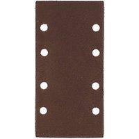 Flexovit A203F 60 Grit 8-Hole Punched Multi-Material Sanding Sheets 185mm x 93mm 6 Pack (633RT)