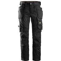 Snickers 6241 Stretch Trousers Black 41" W 32" L (634RF)