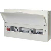 Crabtree Starbreaker 20-Module 14-Way Part-Populated High Integrity Dual RCD Consumer Unit (634VF)