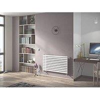 Ximax Fortuna 584mm x 1000mm 2147BTU White Horizontal Designer Radiator (6359H)