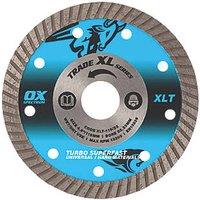 OX XL Turbo Masonry Diamond Blade 115mm x 22.23mm (635HP)