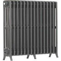 Arroll Edwardian 750mm x 906mm 4397BTU Anthracite Horizontal Designer Radiator (635KY)