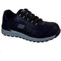 Skechers Bulklin Bragoo Size 12 Black Safety Trainers (635PR)