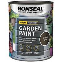 Ronseal 750ml English Oak Matt Garden Paint (6360H)