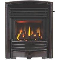 Valor Petrus Slimline Black Slide Control Inset Gas Fire 518mm x 79mm x 636mm (6363F)