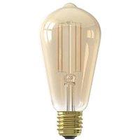 Calex E27 ST64 LED Virtual Filament Smart Light Bulb 7W 806lm (636PY)