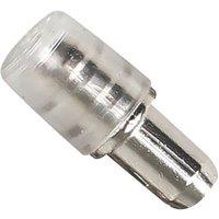 Essentials Glass Round Shelf Supports Satin Nickel 50 Pack (636TE)