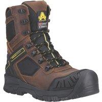 Amblers AS964C Detonate Size 6 Brown Waterproof Safety Boots (636XK)
