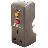 Masterplug 13A Unfused Plug-Through Active RCD Adaptor (63731)