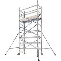 Boss Ladderspan 3T Single Depth Aluminium Tower 0.6m x 1.8m x 3.2m (637HA)