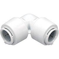 FloPlast FloFit+ Plastic Push-Fit Equal 90 Elbow 10mm (637RF)
