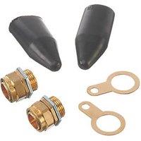 Vimark Brass Exterior Gland Kit 20mm Black 2 Pack (637VT)