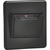 Knightsbridge 32A Key Card Switch Anthracite with Black Inserts (638TX)